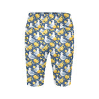 Lemon Seagull Women's Bike Shorts With Side Pockets