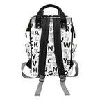 Alphabet - Multi-Function Backpack, Nappy / Diaper Bag