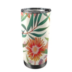Native Flora - 20oz Mobile Tumbler with Lid (Black Lock) One Size 20oz Travel Mug Plants Printed Offshore