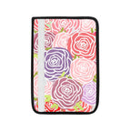 Abstract Roses Car Seat Belt Cover 7''x10'' (Pack of 2) Car Seat Belt Cover 7x10 (Pack of 2) Plants Printed Offshore