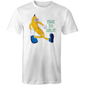 Time To Split, Banana Men's AS Colour T-Shirt White Mens T-shirt Food Printed In Australia