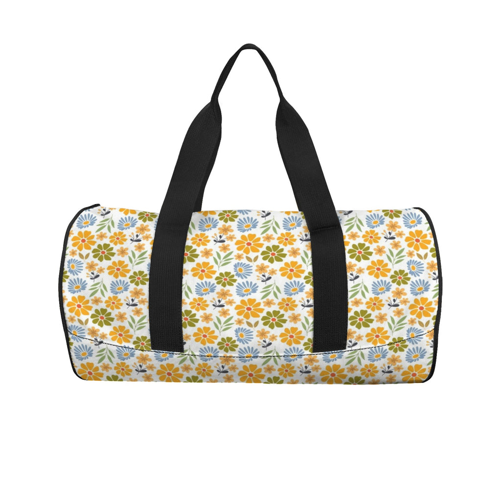 Retro Boho Flower Duffle Bag Duffle Bag Printed Offshore