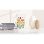 Personalised Dad, The Man Who Has Everything Except A Full Head Of Hair White Latte 17oz Ceramic Mug Personalised Latte Mug Dad Globally Fulfilled