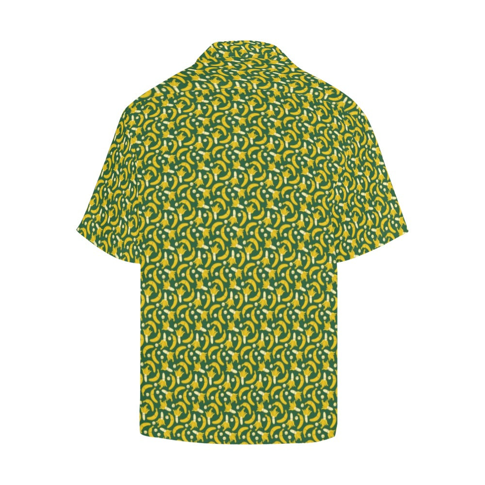 Happy Bananas Mens Hawaiian Shirt Mens Hawaiian Shirt Printed Offshore