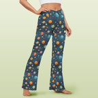 Galaxy High Waist Crossover Tummy Control Flare Leggings High Waist Flare Leggings Printed Offshore Space