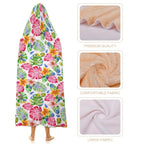 Bright Tropical Kids Hooded Blanket 100cm x 130cm