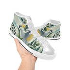 Cockatoo - Kids High Top Canvas Shoes
