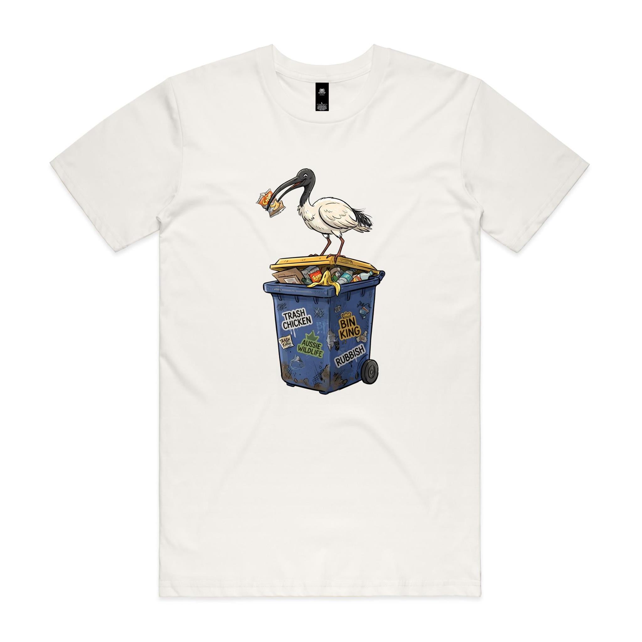 Bin Chicken Australian Ibis Men's AS Colour T-shirt
