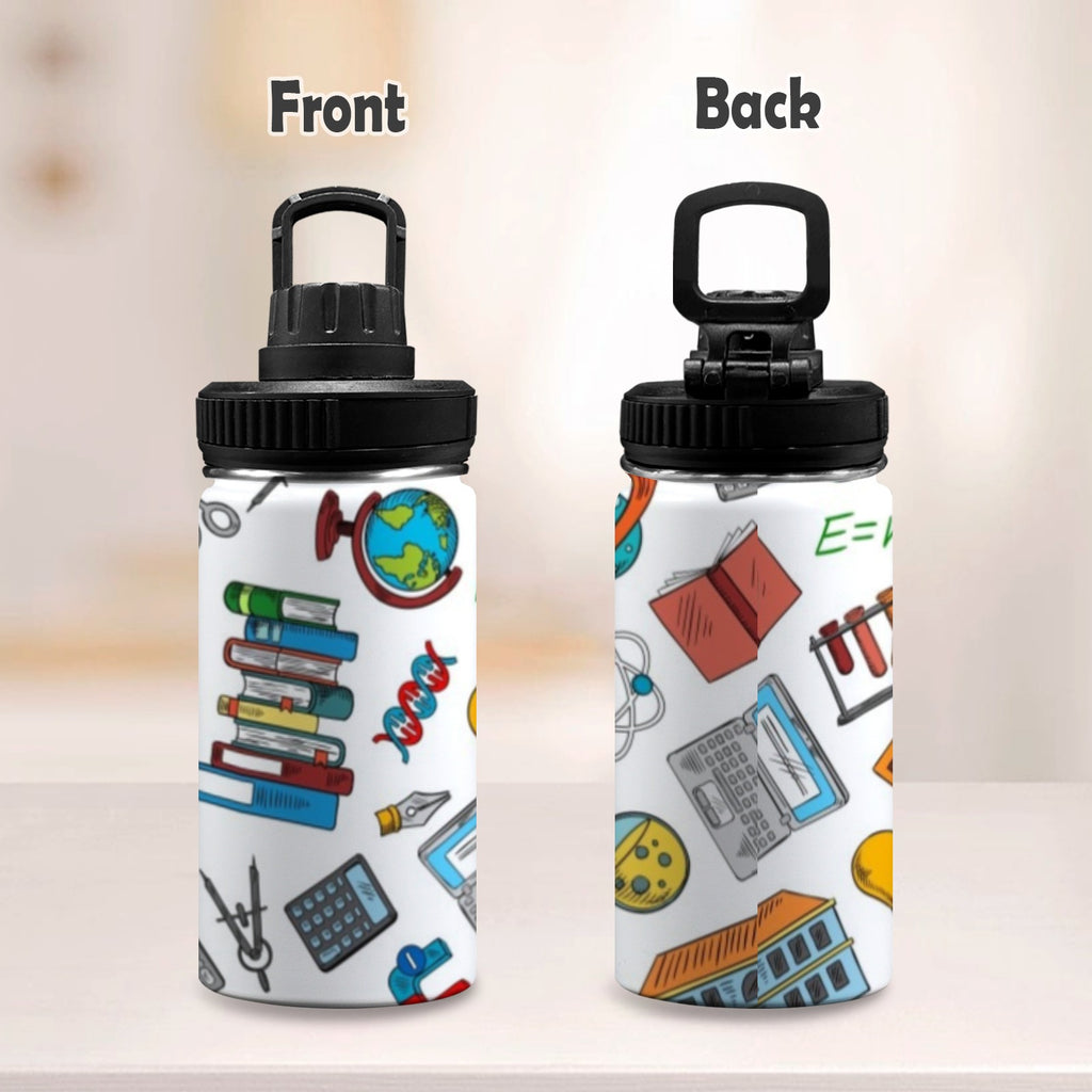 Cool For School Kids Water Bottle with Chug Lid (12 oz) Kids Water Bottle with Chug Lid Printed Offshore