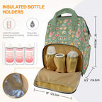 Groovy Retro Multi-Function Backpack, Nappy / Diaper Bag Multi-function Backpack, Nappy / Diaper Bag Printed Offshore Retro