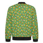 Busy Bees Men's Casual Zip‑Up Bomber Jacket