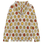 Round Pizzas On White Women's Full-Zip Hoodie