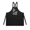 Skeleton, I've Got Your Back AS Colour Carrie Apron Black One Size Apron Printed In Australia
