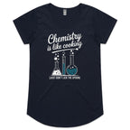 Chemistry Is Like Cooking Women's AS Colour Scoop Neck T-Shirt
