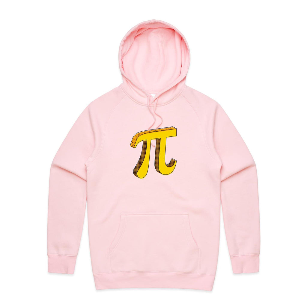 Pi - Mens Hoodie Pink Mens Hoodie Maths Printed In Australia Science