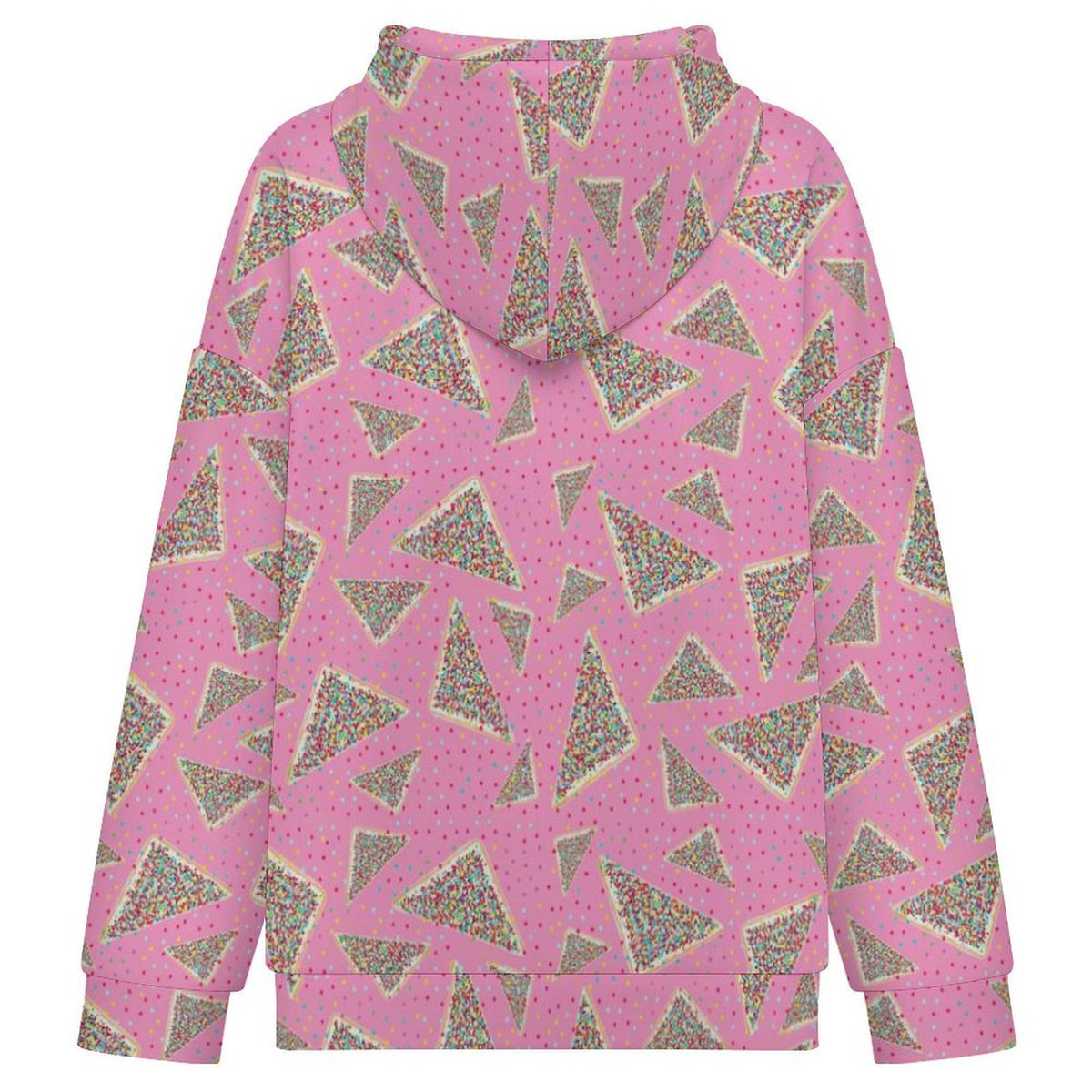 Fairy Bread Pink Women's Full-Zip Hoodie