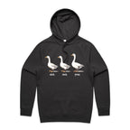 Duck Duck Goose - Mens Hoodie Coal Mens Hoodie animal Printed In Australia