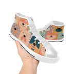 Lots Of Dogs - Kids High Top Canvas Shoes