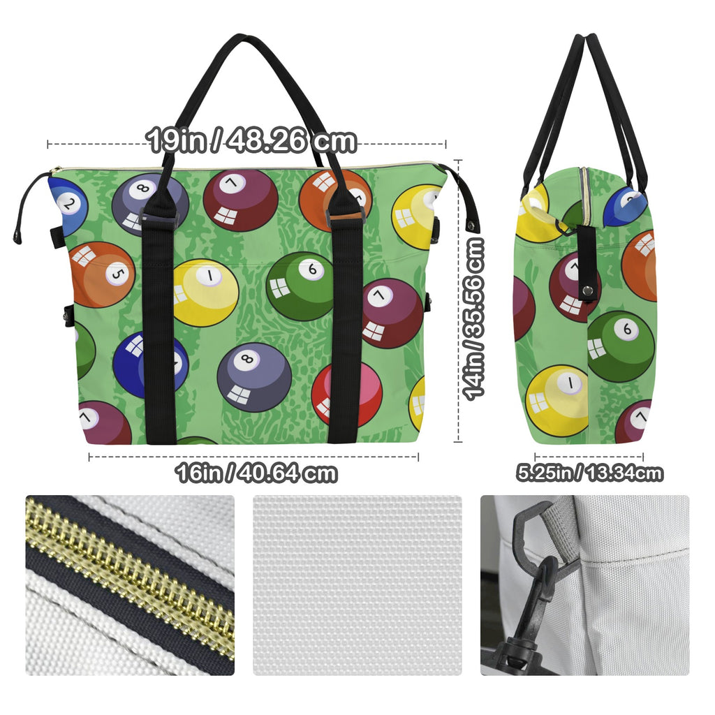 Pool Balls Duffle Bag-Simple (Model 1715) Duffle Bag-Simple (1715)