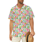 Bright Painted Tropical Men's Hawaiian Shirt