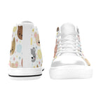Baby Animals - Kids' High Top Canvas Shoes Kids High Top Canvas Shoes animal Printed Offshore
