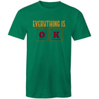 Everything Is OK, Periodic Table - Mens T-Shirt Kelly Green Mens T-shirt Printed In Australia Science