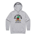 Drummers Plant The Beat - Womens Hoodie Grey Marle Womens Hoodie Music Printed In Australia