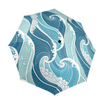 Ocean Waves Umbrella One Size Umbrella Ocean Printed Offshore Surf