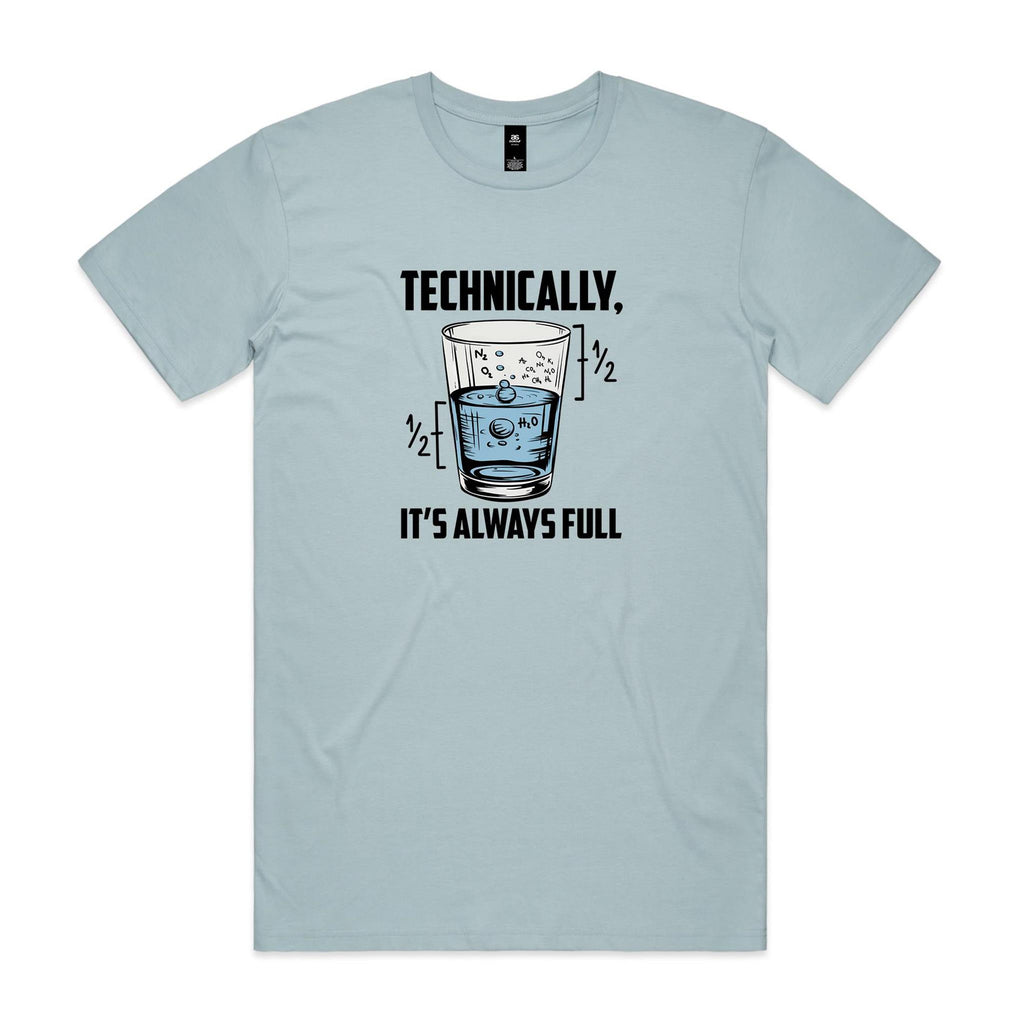 Glass Half Full Men's AS Colour T-shirt