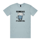 Glass Half Full Men's AS Colour T-shirt