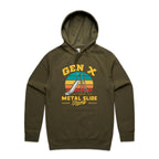 Gen X, Metal Slide Strong Men's AS Colour Hoodie Army Mens Hoodie Printed In Australia
