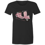 Explore More - Womens T-shirt Black Womens T-shirt Printed In Australia