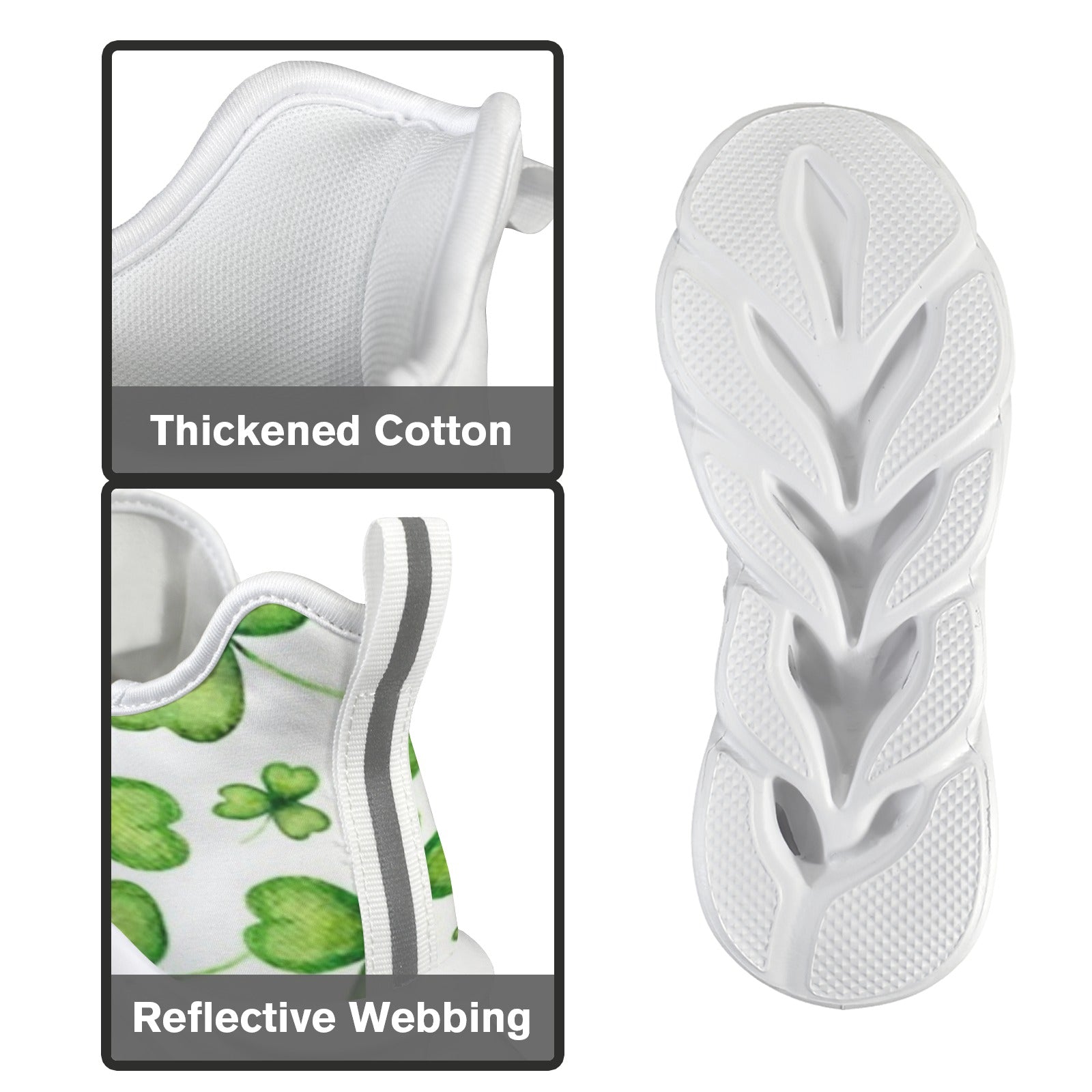 Three Leaf Clover Men's Twisted Sole Sneakers