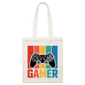 Gamer Parcel Canvas Tote Bag Default Title Small Tote Bag Games Printed In Australia