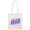 Flex Parcel Canvas Tote Bag Default Title Small Tote Bag Printed In Australia Retro