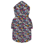 Graphic Floral Pet Hoodie (Large Size)