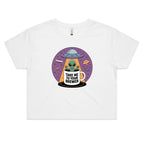 Take Me To Your Brewer Alien UFO Women's AS Colour Crop Tee