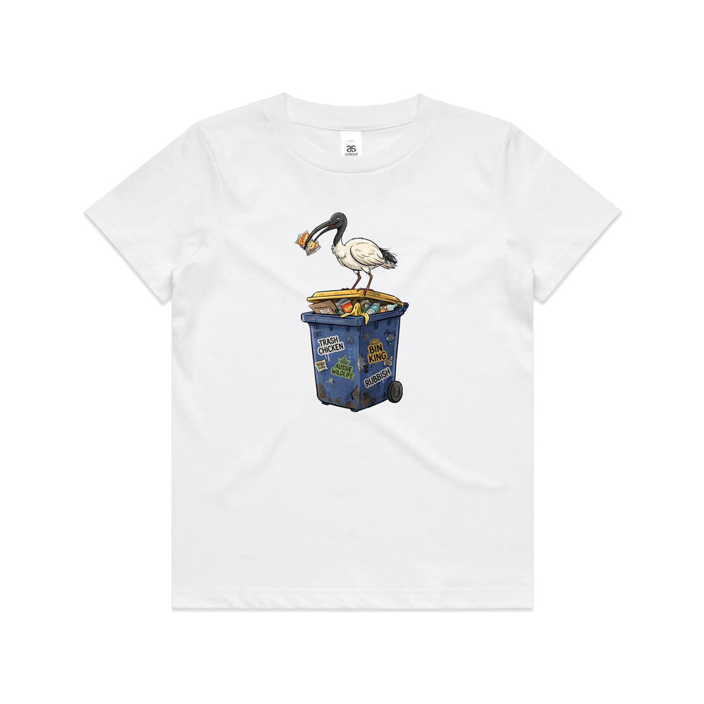 Bin Chicken Australian Ibis Kids AS Colour T-shirt