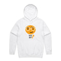 Why Not? Men's AS Colour Hoodie White Mens Hoodie Printed In Australia
