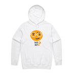 Why Not? - Mens Hoodie White Mens Hoodie Printed In Australia