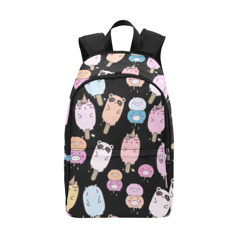 Cute Animal Ice Blocks - Fabric Backpack