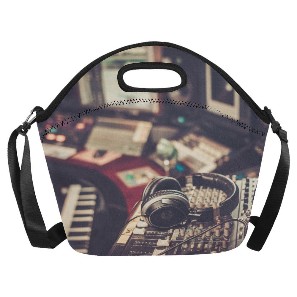 Sound Desk - Neoprene Lunch Bag Neoprene Lunch Bag Printed Offshore