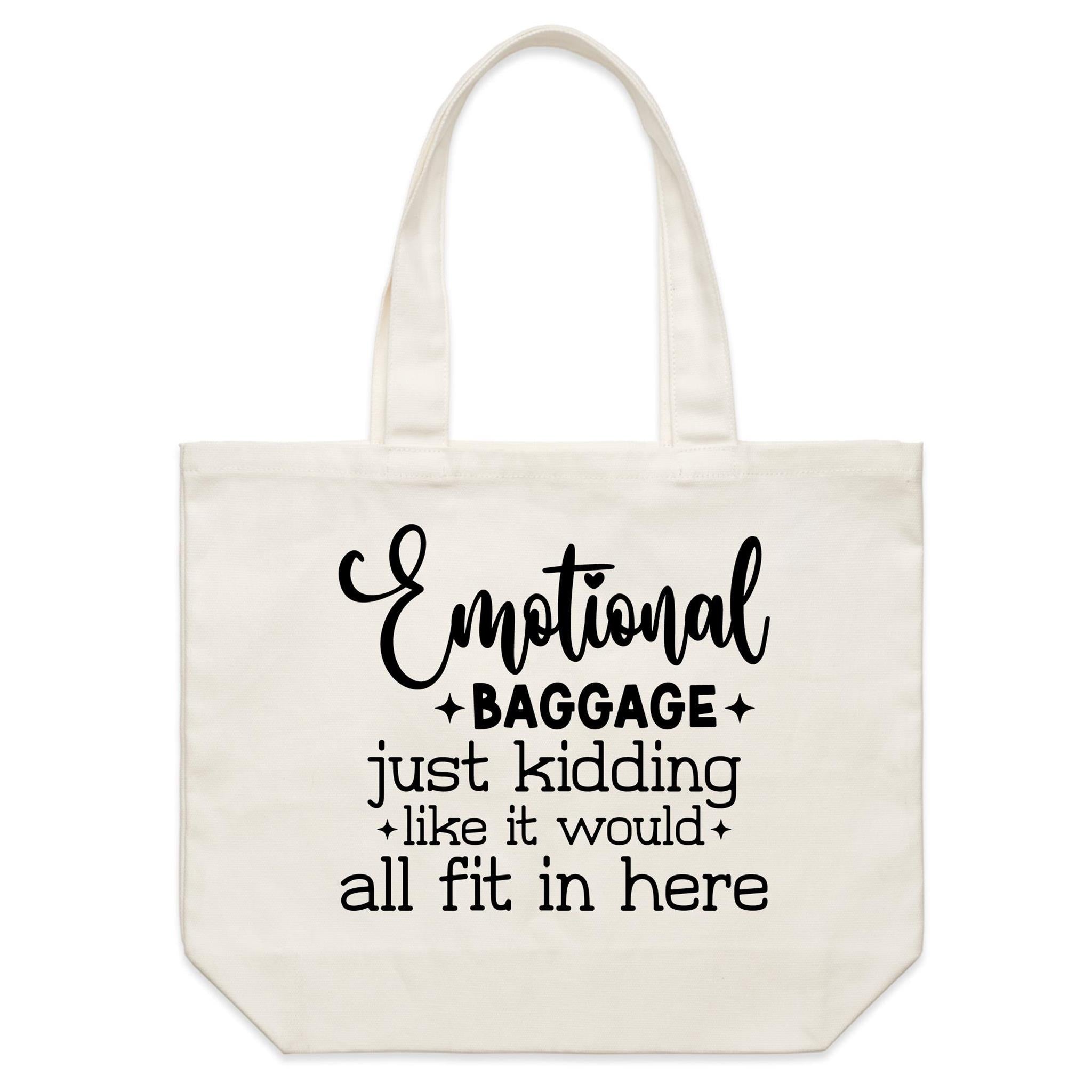 Emotional Baggage - Shoulder Canvas Tote Bag