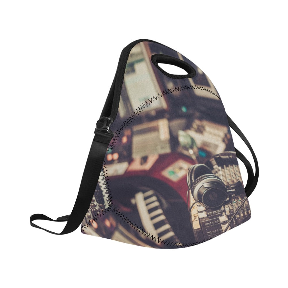 Sound Desk - Neoprene Lunch Bag Neoprene Lunch Bag Printed Offshore