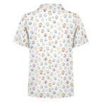 Paw Prints Kids Cotton Short Sleeve Shirt