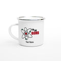 Personalised Mug I'm The Bomb, Atom White 12oz Enamel Mug Default Title Personalised Enamel Mug customise Globally Fulfilled Name Personalise Science