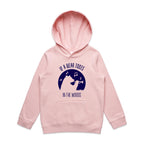If A Bear Toots In The Woods, Trumpet Player - Kids Hoodie Pink Kids Hoodie Printed In Australia