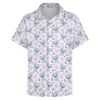 Zen Koala Women's Short-Sleeve Button Up Shirt