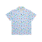 Colourful Cars Junior Kids Hawaiian Shirt