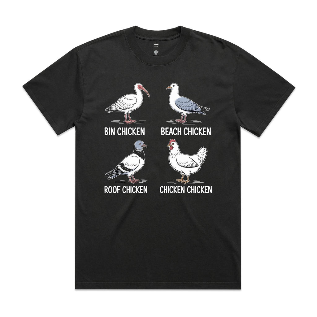 Bin Chicken AS Colour Heavy Faded Tee